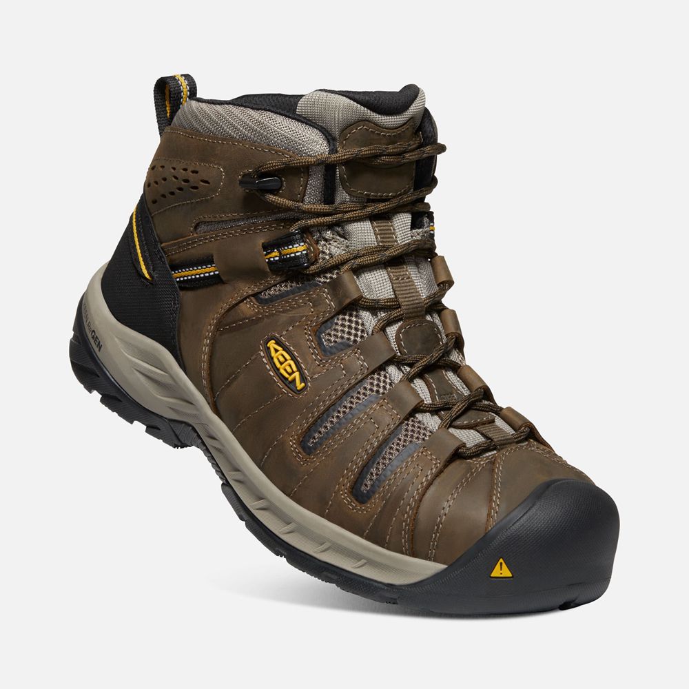 Cizme Keen Romania Barbati Maro Flint Ii (Steel Toe) 9350-XYVGL